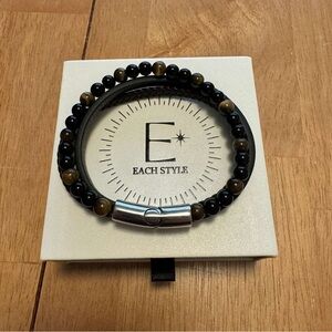 Multi Banded leather bracelet